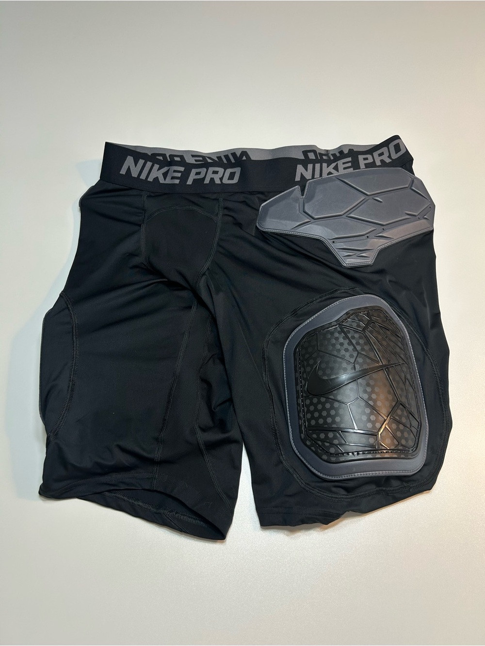 Nike Pro Hyperstrong Hardplate Padded Football Compression Girdle Shorts